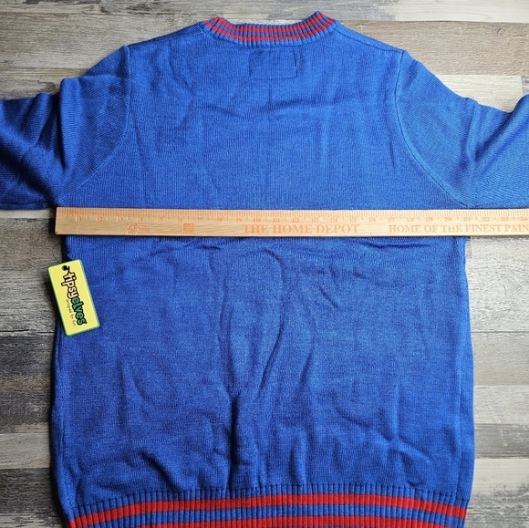 Tipsy Elves NEW Men's Humping Donkey Sweater Medium Elephant GOP Voter Red Blue - Picture 8 of 9